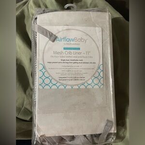 Mesh crib liner